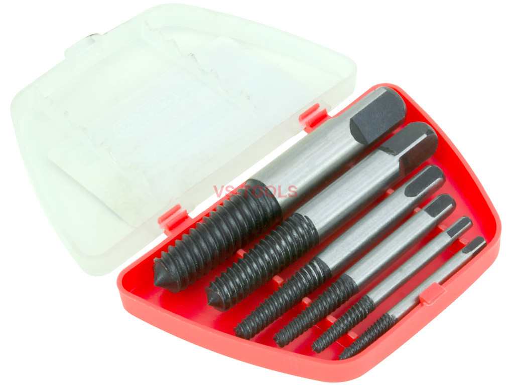 Universal 6 Pcs 3x22mm Damaged Broken Screw Bolt Extractor